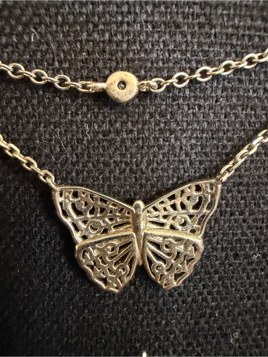 Kendra Scott Jewelry - 🦋Kendra Scott Hadley Silver Layered Butterfly Necklace